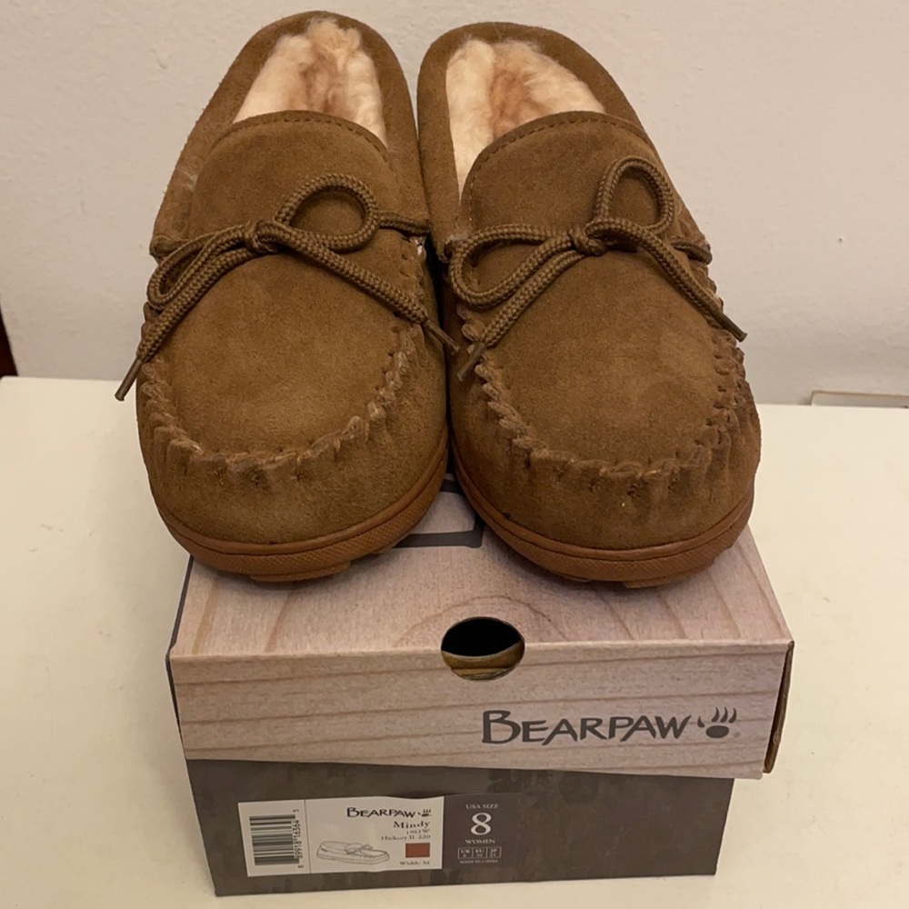 New Bearpaw Mindy mocasines shoes Size 8.